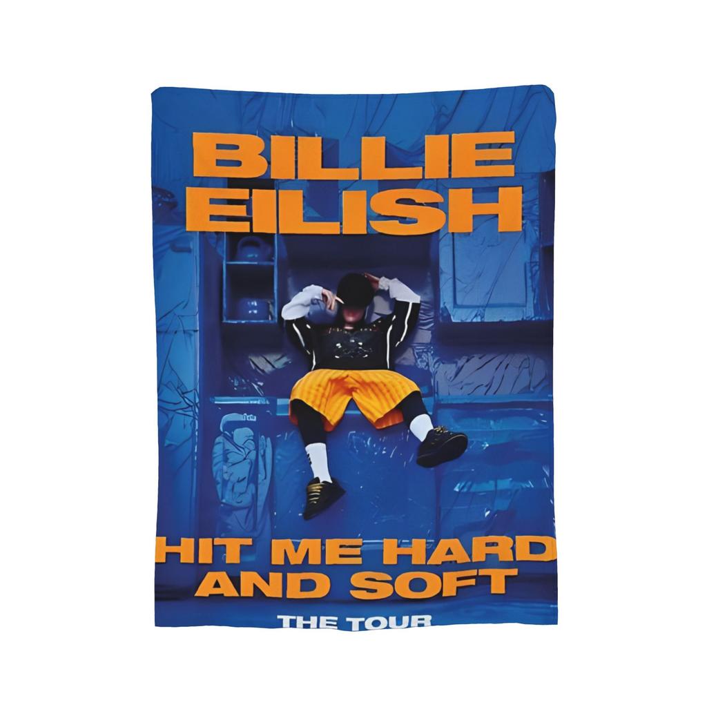 Billies Hit Me Hard And Soft Blankets Fleece Spring/Autumn  Portable Lightweight Thin Throw Blankets for Home Travel Quilt