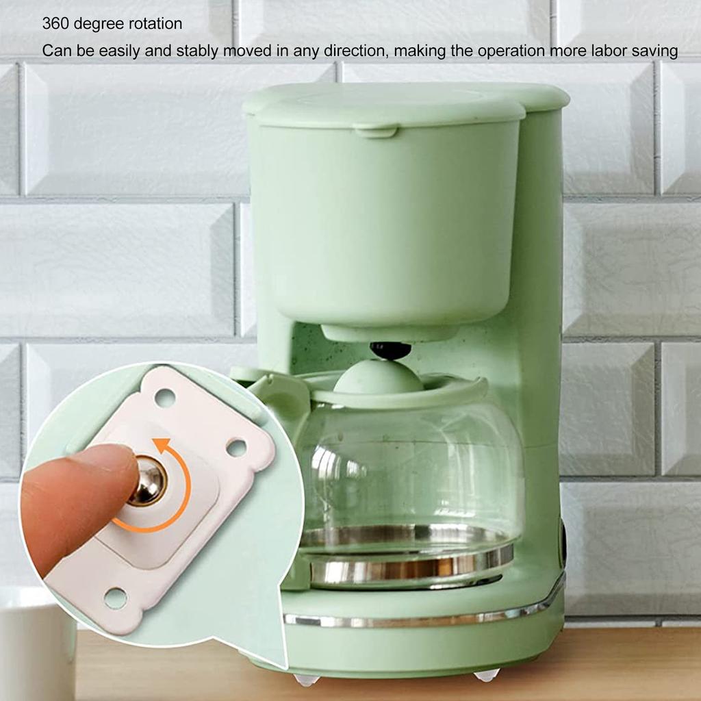 Caster Wheels Adhesive 360 Degree Rotation Roller Wheels for   Furniture Storage Box