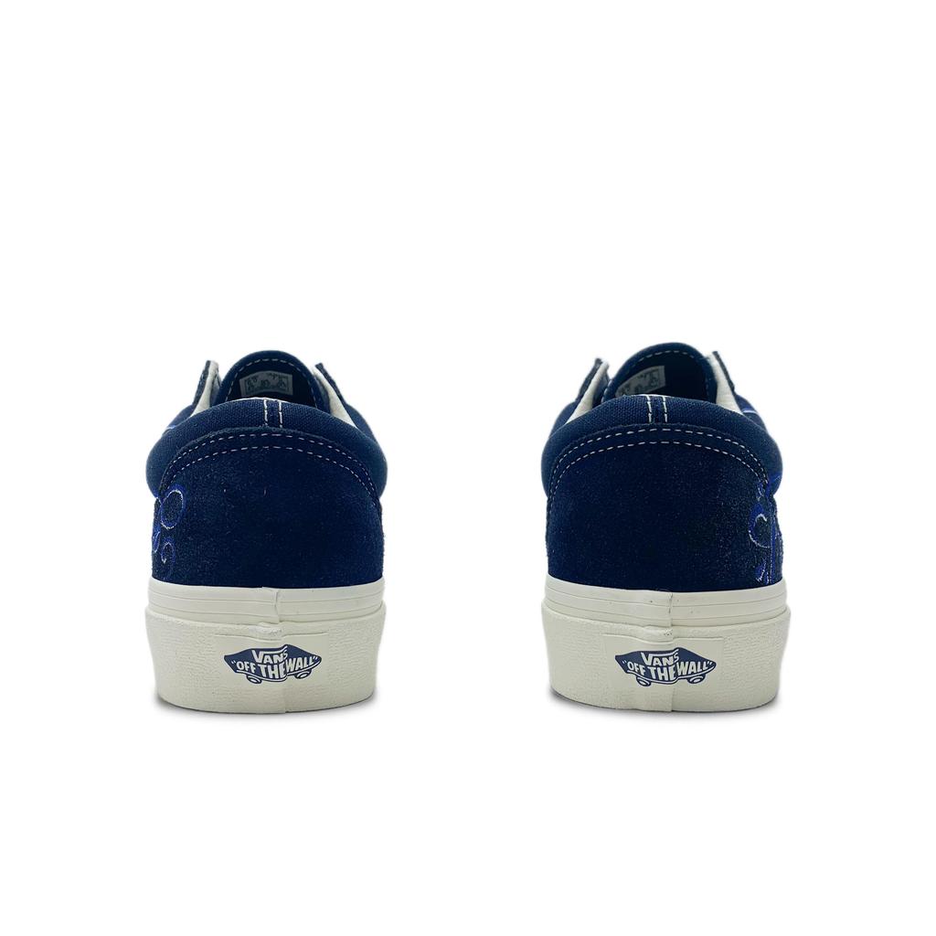 Vans Style 36 Lightweight And Breathable Low top Skateboard Shoes Unisex Blue White VN0A3DZ3RFL(Team188-)