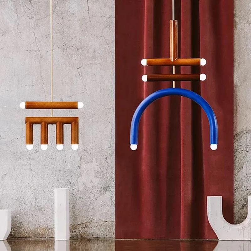 Chandelier Simple Art B&B Hotel Front Desk Studio Kindergarten Children's Contrast Color Restaurant Bar Counter Bedroom