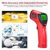 Digital Infrared Thermometer -58℉-932 ℉ Household Thermometer Emissivity Adjustable Non-contact Laser Temperature Gun for Home