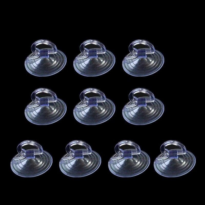 

50 шт. 3,5 см Присоска для автомобильного солнцезащитного козырька Свадебный декор для воздушных шаров Прозрачный Черный Стекло Пластик Присоски Крючки прозрачный