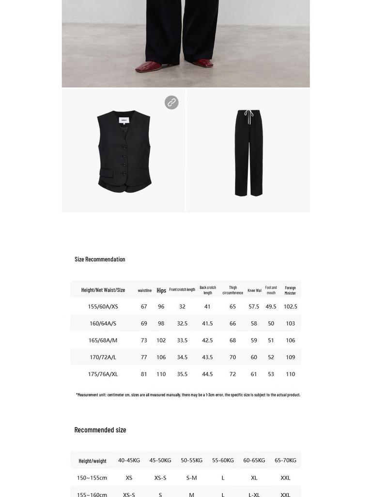 ONLY 2025 Women's Loose High-Waist Straight-Leg Casual Pants