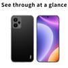 MOFI For Xiaomi Redmi Note 12 Turbo/Poco F5 5G Transparent TPU Protective Case Shockproof Phone Cover