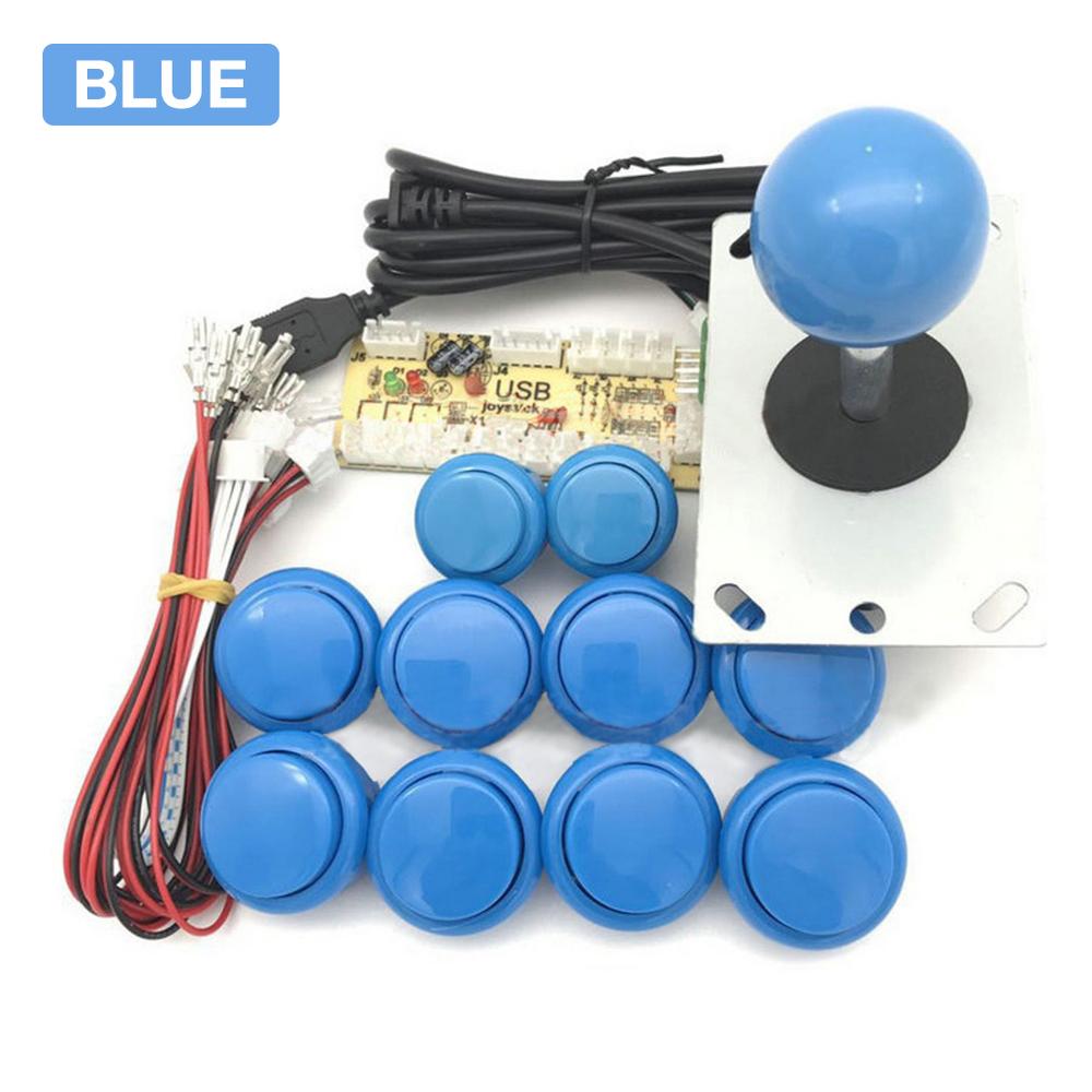 DIY Arcade Joystick Kit Zero Delay Arcade DIY Kit USB Encoder To PCPS3 Arcade ForSanwa Joystick And Push Buttons For Arcade Mame