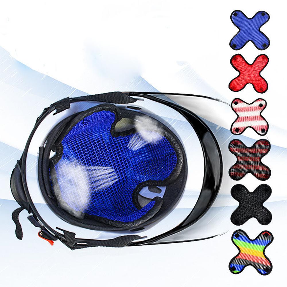 Mesh Microfiber Helmet Inner Hat Helmet Protection Cap Motorcycle Helmet Padding Helmet Liner Pad