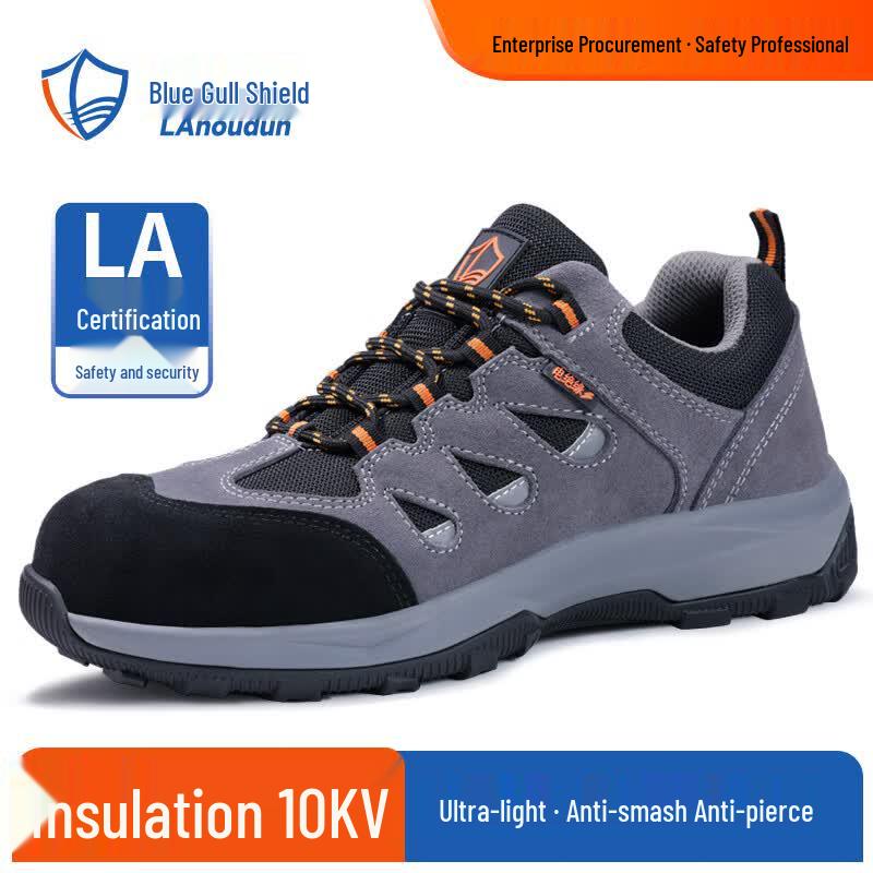 Lan oudun Men s 10KV Insulated Safety Work Shoes with Fiberglass Toe 46