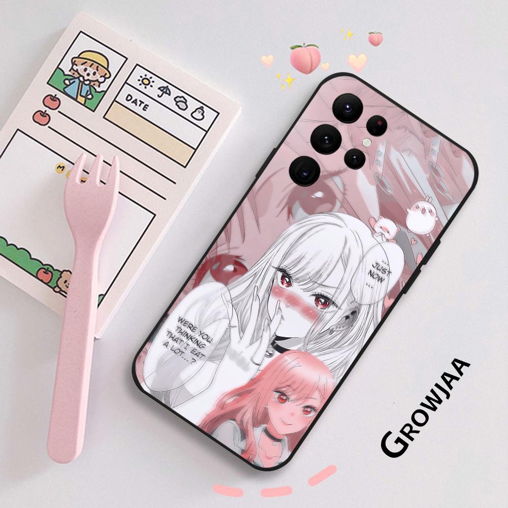 Marin K-Kitagawa Anime Dívka Pouzdro na Telefon Pro Samsung Galaxy S25 S24 S22 S23 Ultra S21 S20 Plus 5G Ochranné Silikonové Funda
