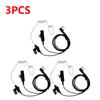 1-10pcs Walkie Talkie Earpiece Headset 2 Pin Acoustic Tube Practical Headphone PTT MIC Accessories for Baofeng Kenwood UV-5R