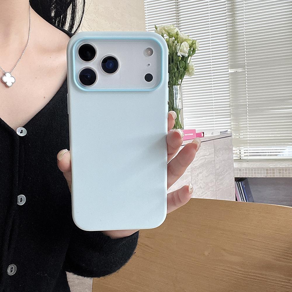 

Liquid for Case for IPhone 17 Air 16 15 14 Pro Max 13 Solid Color Shockproof Silicone Soft Cover iPhone 15