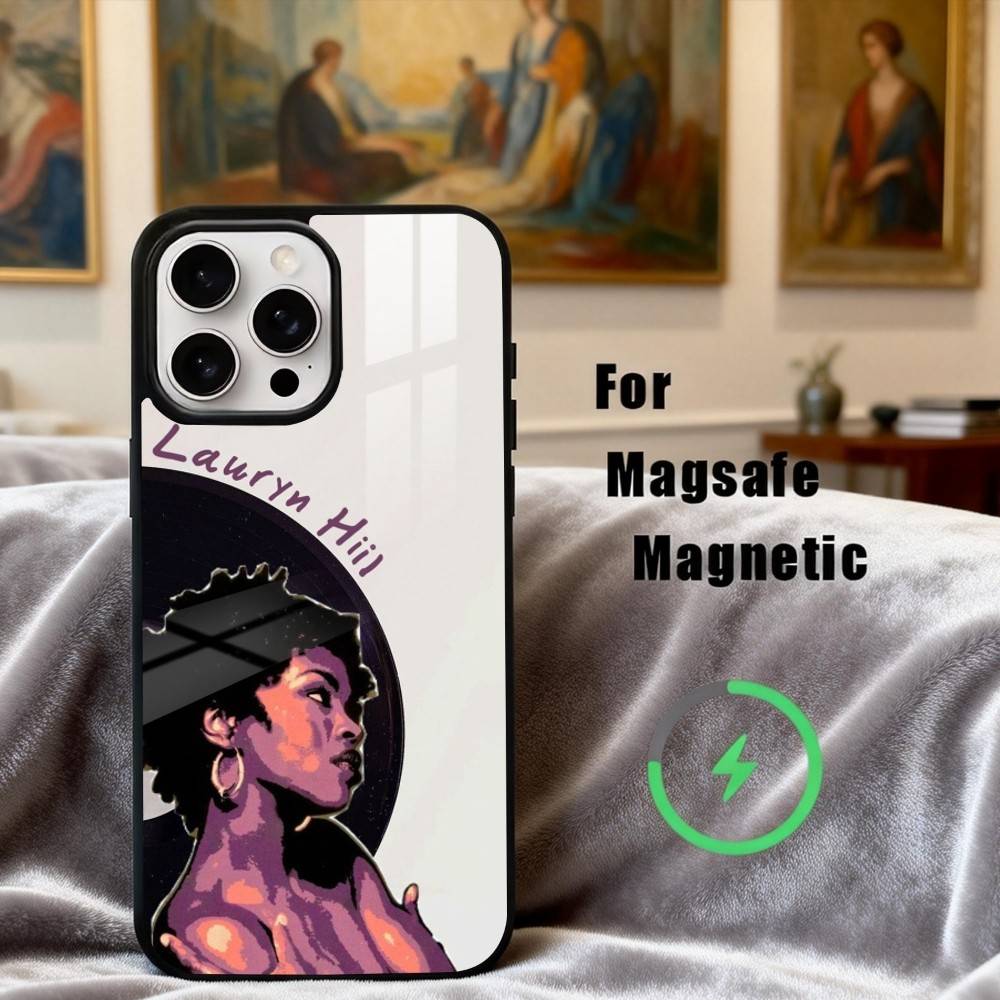 Singer L-Lauryn-N H-Hill-L Phone Case For iPhone 17,16,15,14,13,12,Plus,Pro,Max for Magsafe Magnetic Wireless Charging