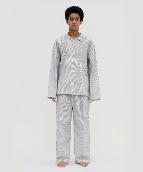 [Lazyz] Пижамные брюки в полоску Stay [Отправка из Кореи] 100% Оригинал S