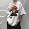 Heavy Short-Sleeved T-Shirt Men'S Summer Trendy Brand Trend Loose Men'S Clothes American Large-Size Student T-Shirt
