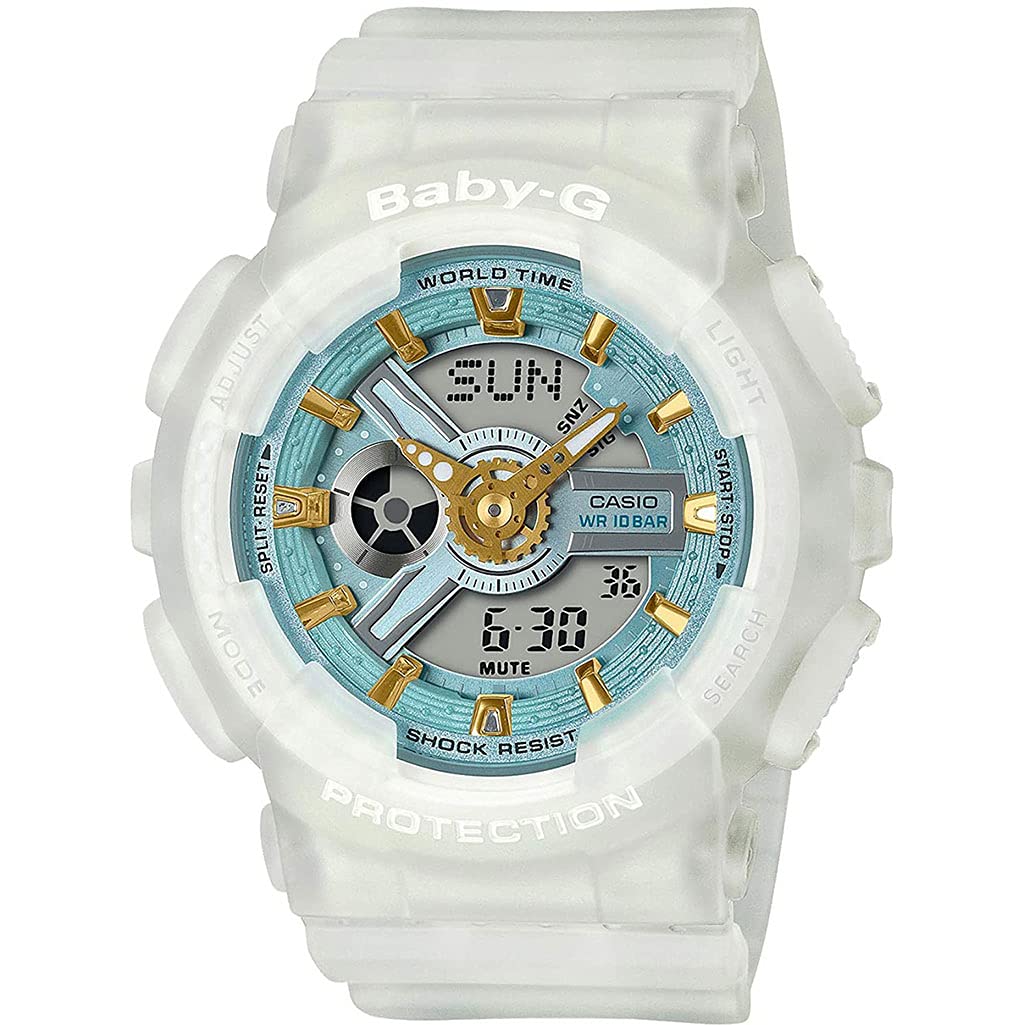 

CASIO Analog Digital Round Ladies Watch BABY-G Ana-Digi & BA-110SC-7AJF [Item]