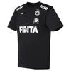 [Finta] Men's Soccer Short-Sleeve Practice Shirt FT4441 (0500) Black M