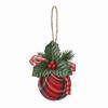 Xmas Ball Exquisite Compact Xmas Cloth Ball for Home Holiday Party Wedding Ornament