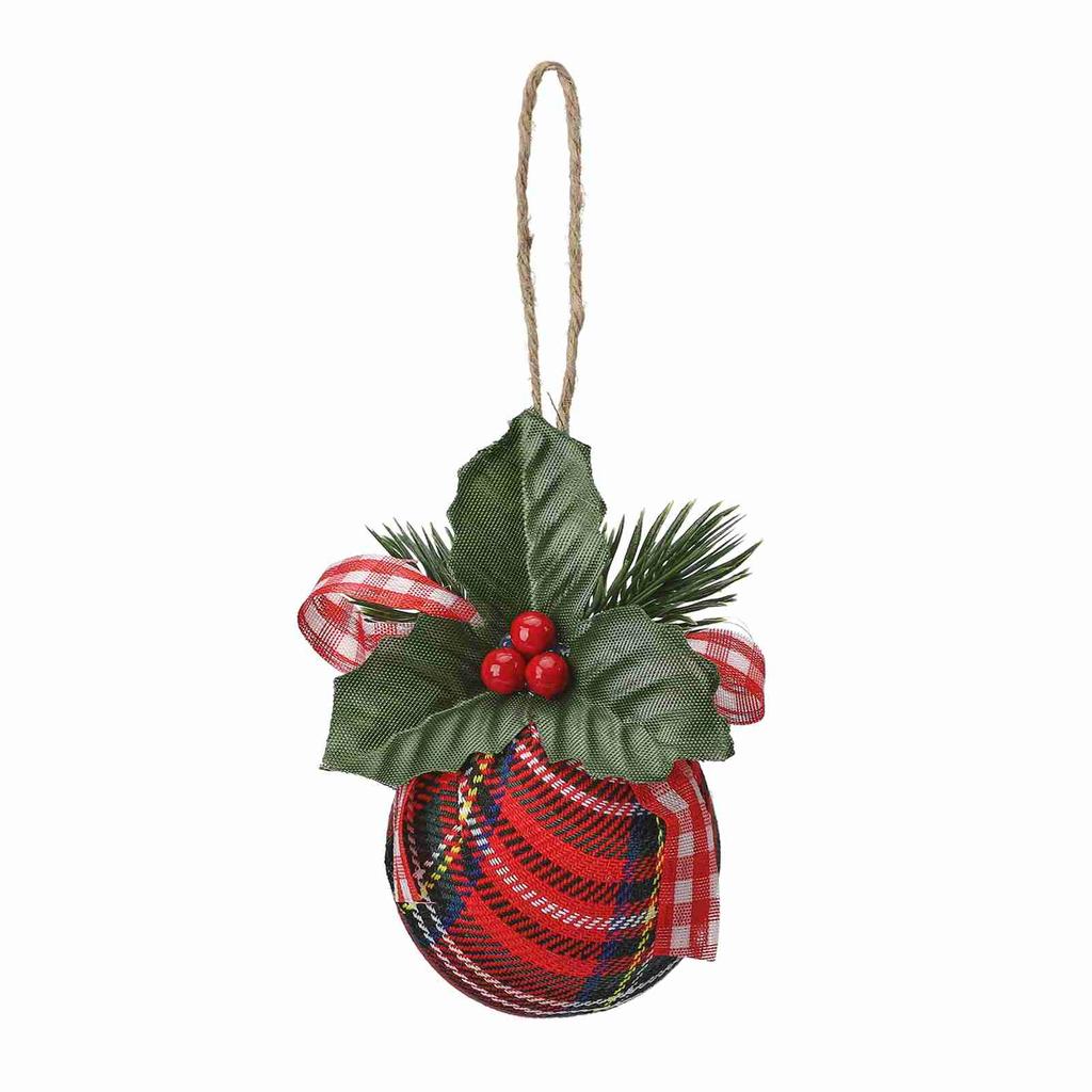 Xmas Ball Exquisite Compact Xmas Cloth Ball for Home Holiday Party Wedding Ornament