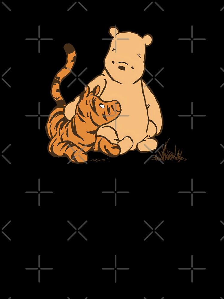 Winnie the Pooh Winnie the Pooh and Tigger Quote Oversized T-Shirt