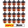 1/20x Mini Wood Acorn Pendant Box Portable Rescue Pill Case Tablets Organizer Multi-purpose Storage Container DIY Acorn Pendant