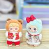 15cm Labubu Keychain Figure Outfit: New Year Style Pendant Clothing Set
