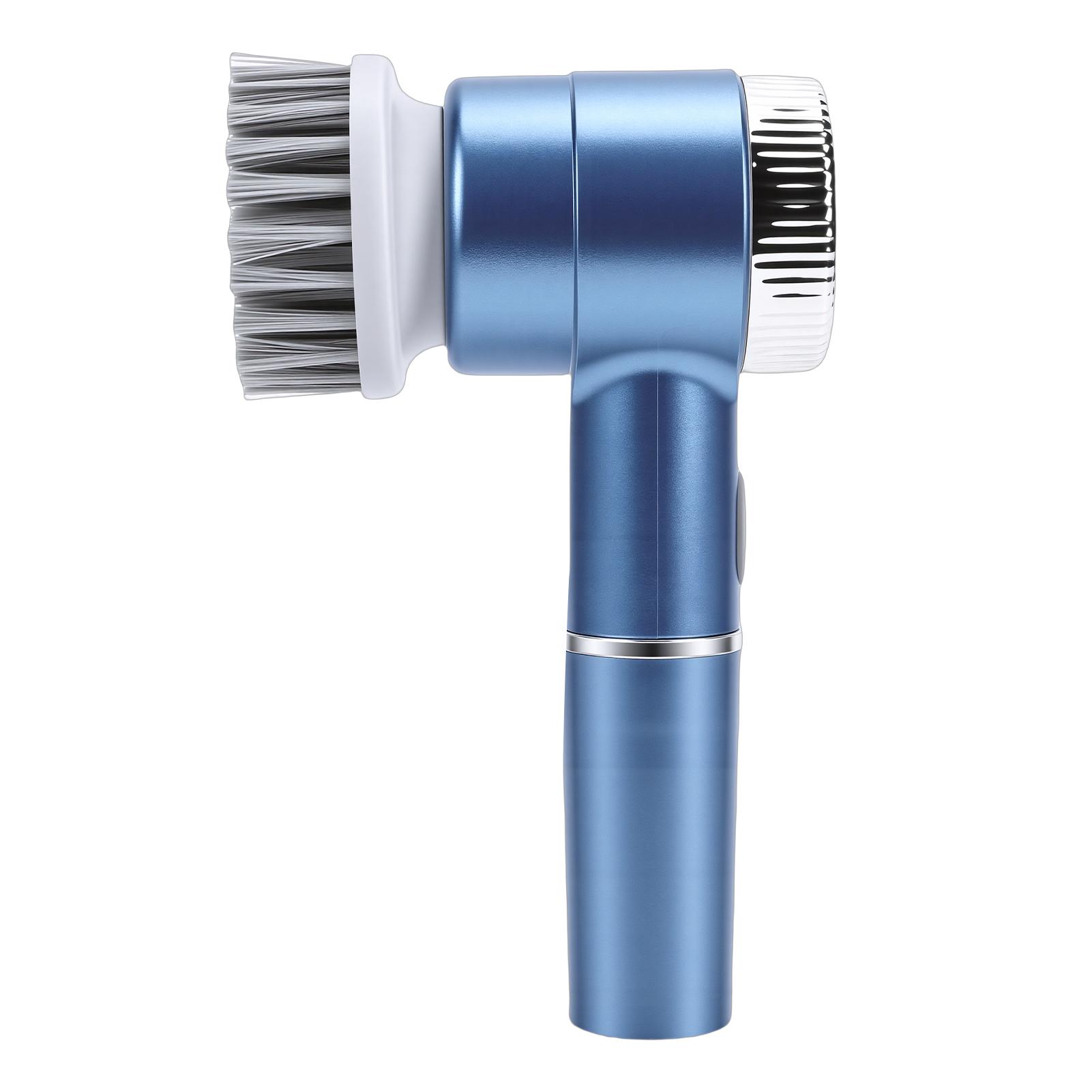 

Electric Cleaning Brush with 5 Replaceable Brush Heads 3 Speed Settings IPX7 Water proof Rechargeable Rotating Electric