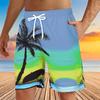 Men's Graphic Coconut Tree Swim Trunks Swim Shorts Board Shorts