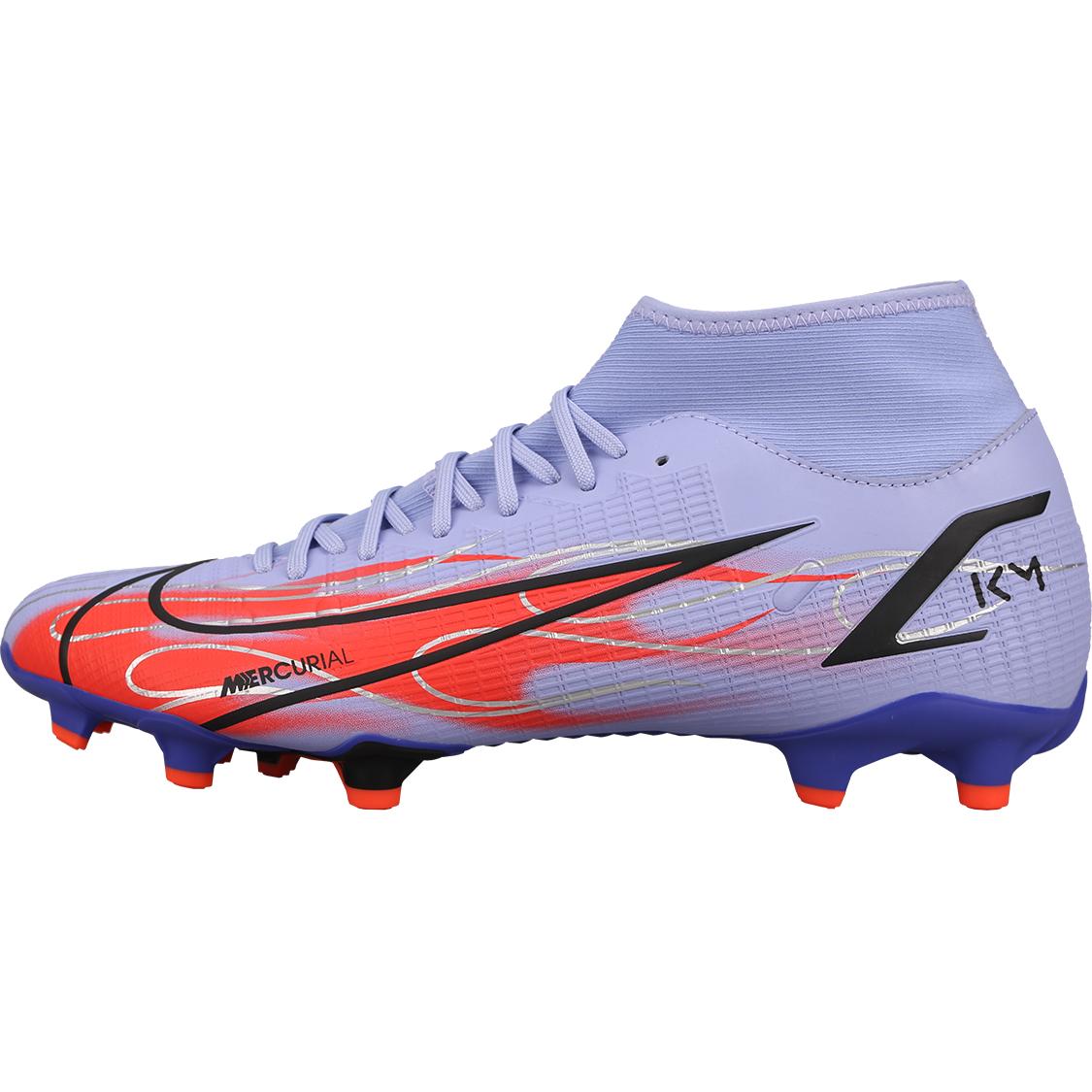 

Новые Nike Mercurial Superfly 8 Mg Kylian Mbappe Flames Фиолетово-красная подошва DB2857-506 38.5