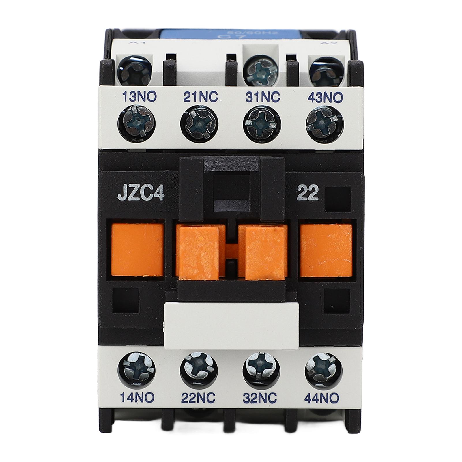 

2 Poles AC Contactor 3 Phase 2NO 2NC Electric Contactor Intermediate Relay for Power Distribution