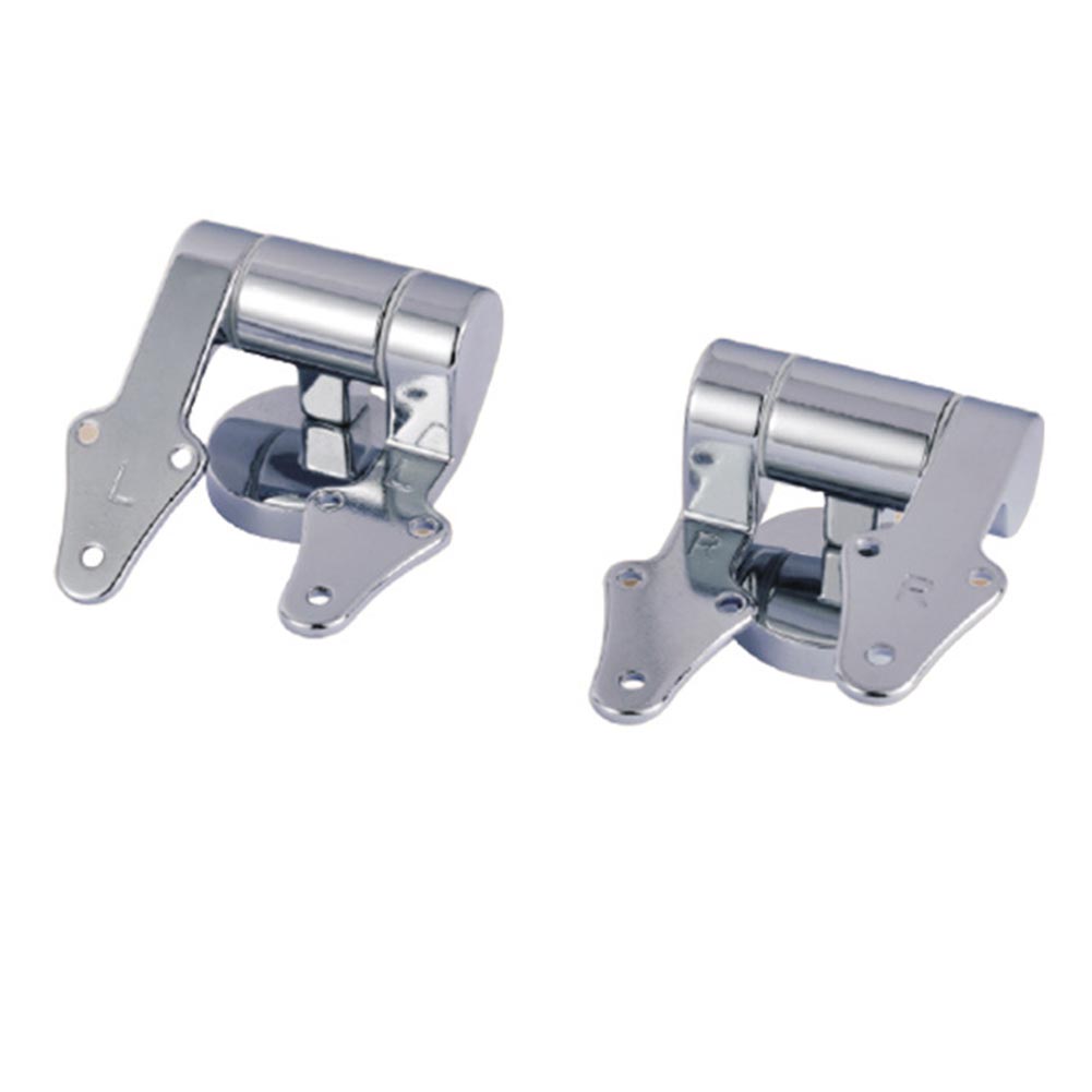 2pcs Slow-lowering Hinge Toilet Cover Accessories 1.0-2.0N·m Opening Angle 115° Slow-down Toilet Cover Connect Triangle