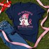 Breast Cancer Shirt In October We Wear Pink Bella Canvas Ghost Tee New Arrival Breathable Halloween Pink Ribbon Graphic Tshirt