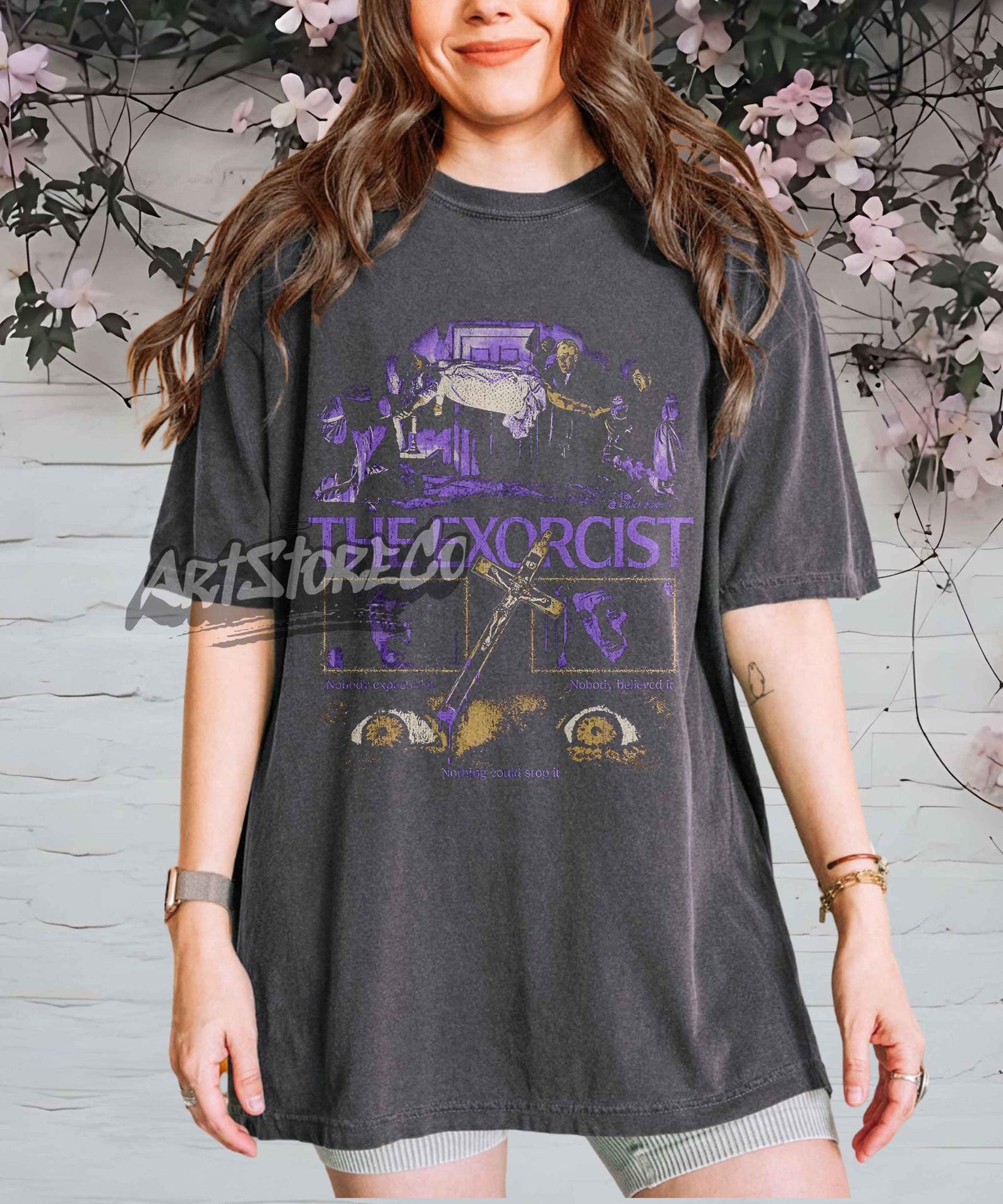 The Exorcist Shirt, Vintage Horror Fan Tee S