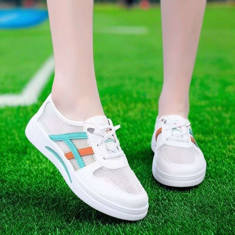 Sneaker Explosion 2025 New Summer Breathable Little White Shoes Ins Student Flat Sandals Sweet Foreign Style