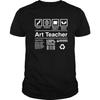 Art Teacher T-Shirt Funny Art Teacher Gift Black