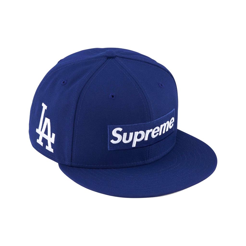 Supreme X New Era Baseball Caps Unisex Blue SUP-SS24-2565