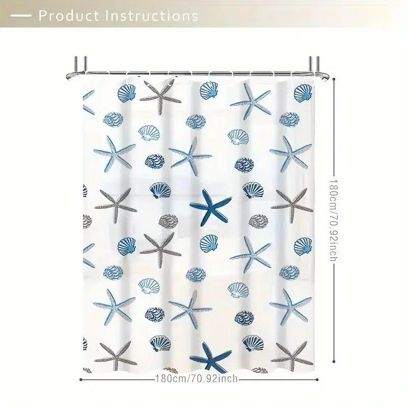 Patterned Bathroom Curtains, Shower Curtains, Bathroom Partition Curtains, Bathroom Decorative Accessories
