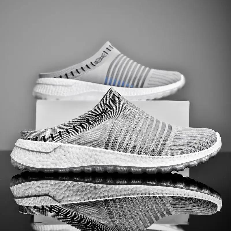 

Fashion Slippers for Men Half Sabot Soft Sandals Man Eva Mules Shoes 2025 Fashion Elegant Low Price Trend Style Adult Cheap Liquidation 36