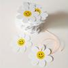 100pcs Smiling Face Flower Tag For Gift Bag Decor, Gift Box Decoration, Wedding Birthday Party Gift Accessories, Mother's Day