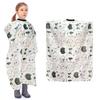 Children Professional Hair Cutting Cape Kids Haircut Cape,Easy Cleanings Polyester Materials Adjustable Snap Closure