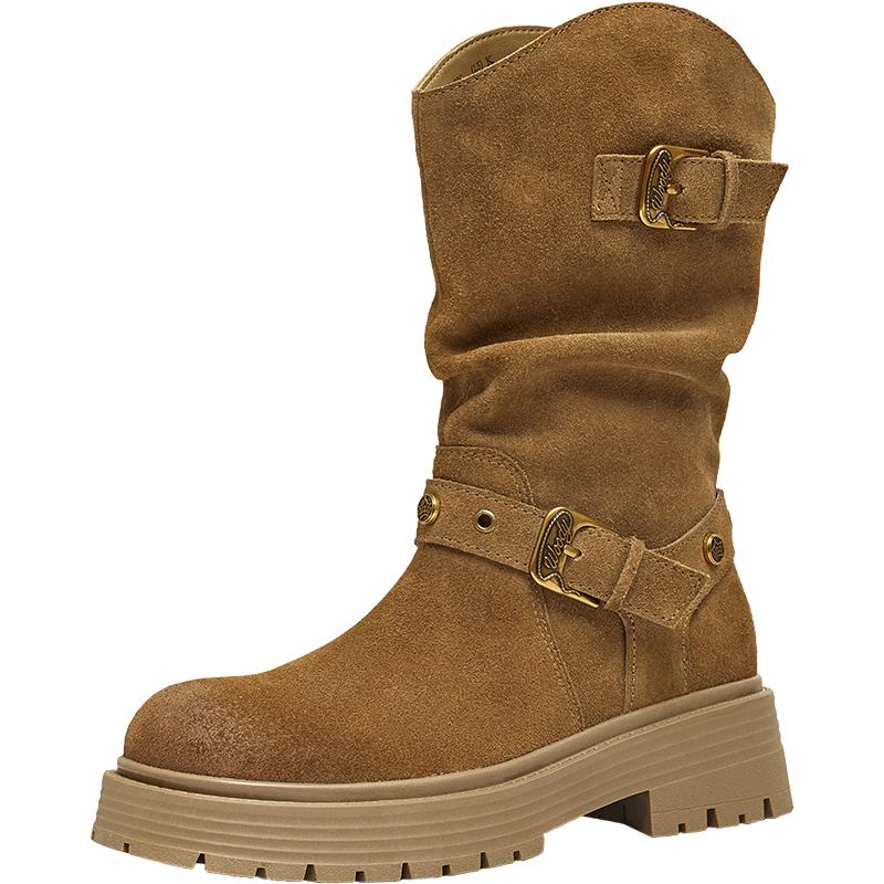 Teenmix Toy Story Co-branded Mid-Calf Western Boots 38