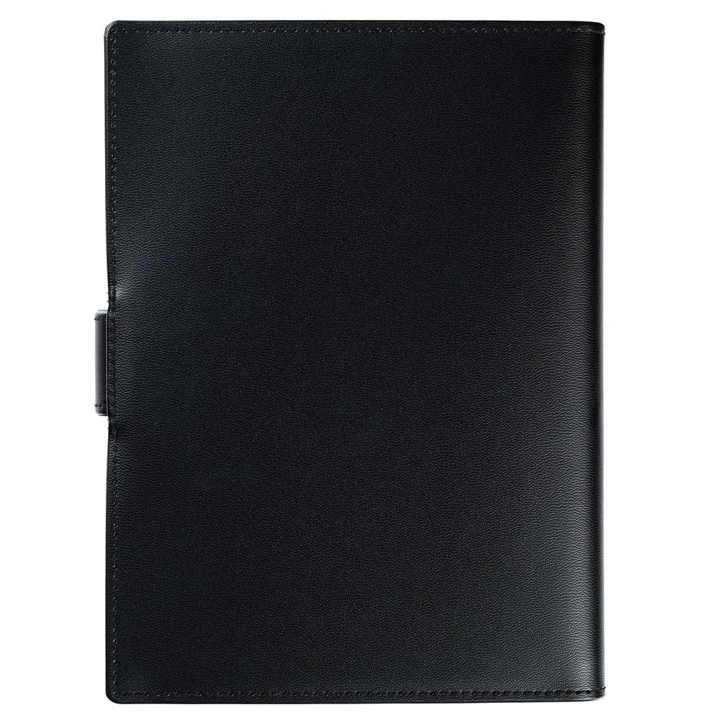 Maruman Mnemosyne A5 Notebook Pad, Made In Japan, Black, with Cover and Underlay (MNP-05)