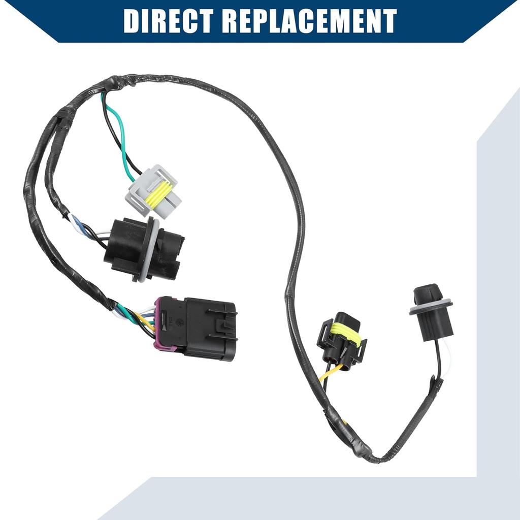 No.15930264 Headlight Wiring Harness Headlamp Socket Connector Wire for Chevy Malibu 2008-2012 / Front Headlamp Wire Harness Connector/Durable