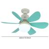 E27 Socket Fan LED Light E27 Base 42cm Modern LED Ceiling Fan Remote Control Chandelier Ceiling Fan 3 Speeds for Bedroom Kitchen