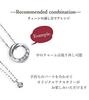 [La Amore Eterno] Necklace, Accessory for Women, Single Stone, RoundOval Twist Ring, Zirconia, Silver Pendant, Gift