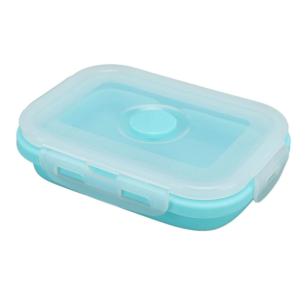 Collapsible Silicone Food Storage Container High Temperature Resistant Microwave Safe Lunch Box Environmental Friendly