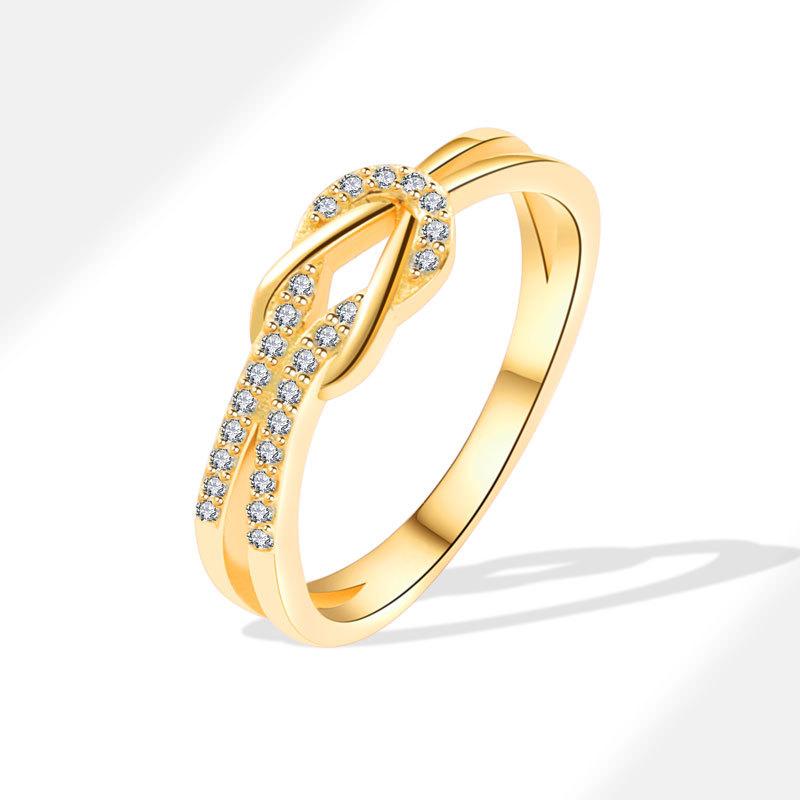 Minimalist Open Index Ring For Women Unique Adjustable Statement Band Simple Chic Fashion Jewelry Gift No. 5 золотой