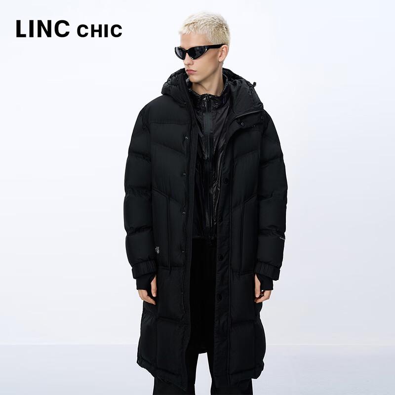 Jin Yujie Unisex Hooded Long Puffer Down Jacket