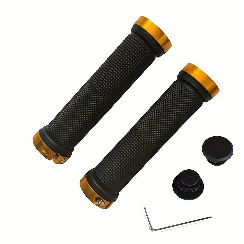 1 Set Fahrradgriffe mit Klemmringen Mountainbike MTB Fahrradlenkergriffe Rutschfeste Fahrradhandgriffe Radsport Fahrradzubehör
