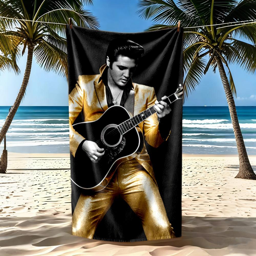 Elvis Strandtuch Weich Langlebig Schnelltrocknend Bequem Leicht