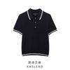 Kaslead New Arrival Women's Clothing Fashion Style Fashion Minimalist Eight-Strand Knitted Polo Shirt Collar Knitting 6771054