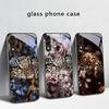 Flower Leopard Shadow For Samsung Galaxy A30 A31 A32 A33 A34 A35 A42 A30s A20 A25 A26 A51 A56 A54 A72 A73 70 Glass Phone Case